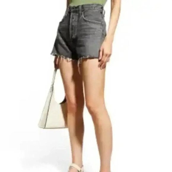 AGOLDE Dee Cutoff Side Split Jean Shorts B84